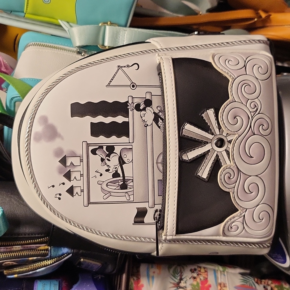 White Steamboat Willie Loungefly